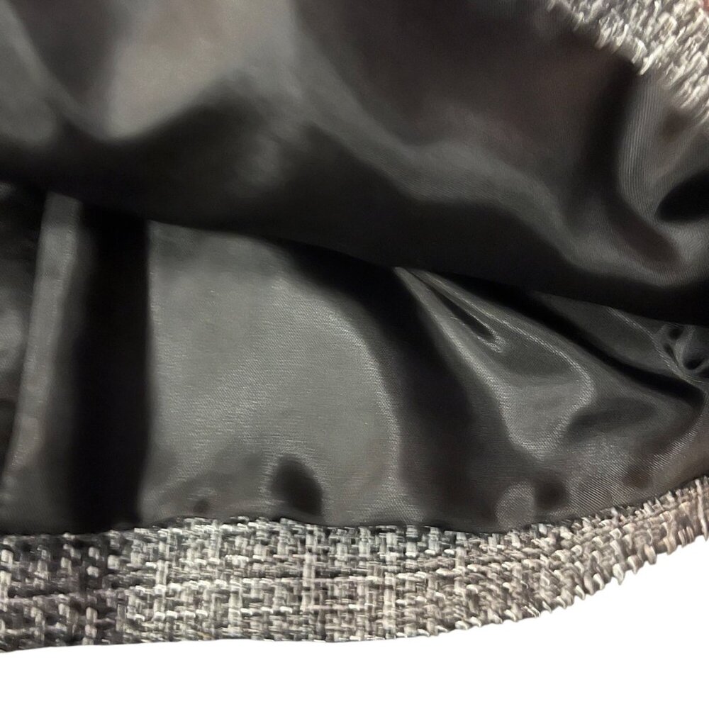 Evan-Picone Blazer Jacket Womens 12P Used Gray Black Trim Lined Petite - Picture 13 of 16